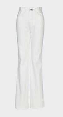 Bottega Veneta High-Waisted Jeans White 4 US (40 Euro) 630693 Italy NWT $950